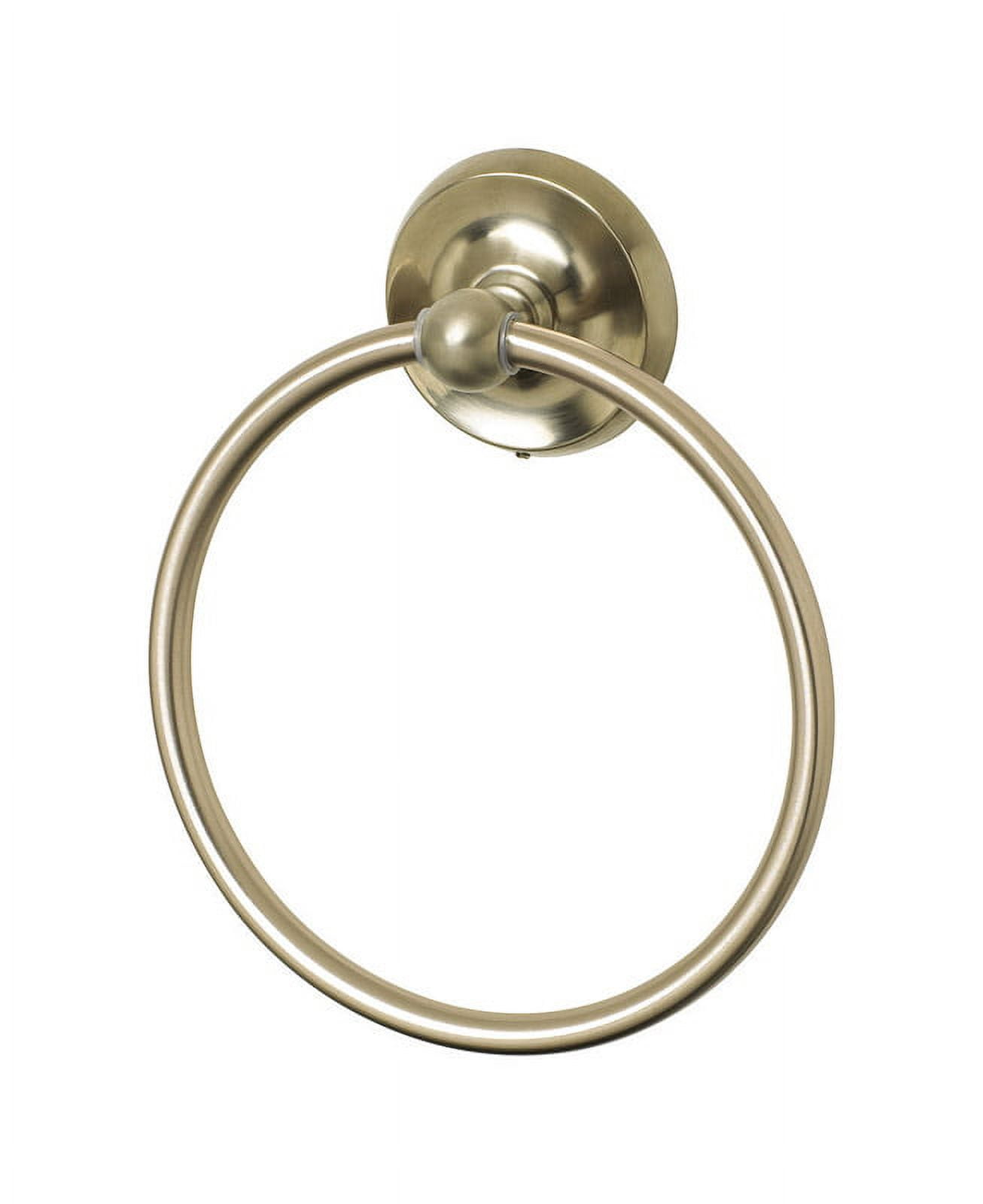 4879870 Brushed Nickel Towel Ring - Zinc