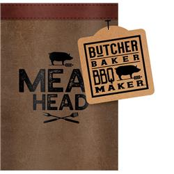 Picture of Open Road Brands 9730730 Meat Head Can Cooler&#44; Canvas - 4 per Pack