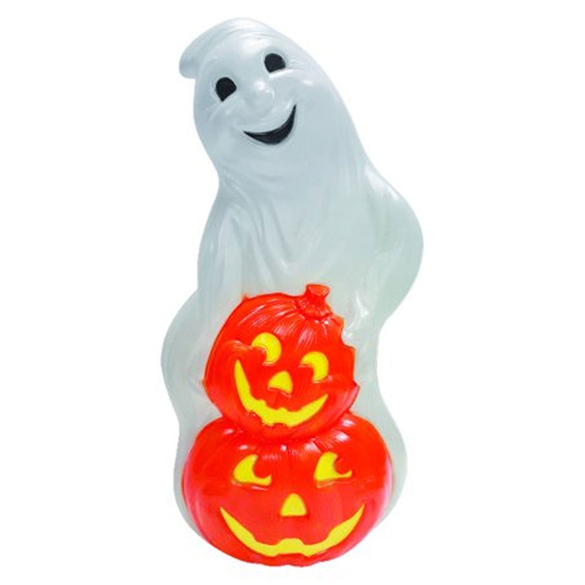 Picture of Union Products 9730045 Blow Mold Ghost Lighted Halloween Decoration&#44; Orange & White - 31 x 15.5 x 15.5 in.