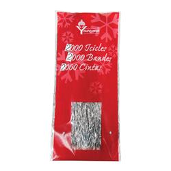 Picture of FC Young 9714684 Silver Icicles Christmas Plastic Decoration Tree&#44; 2000 Count - Pack of 72