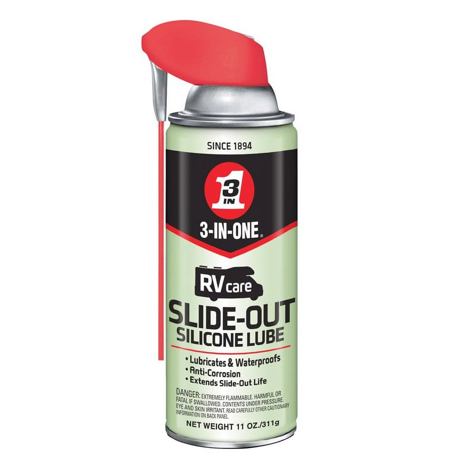 Picture of 3-in-One 8938110 11 oz RV Care Slide Out Silicone Lubricant Can