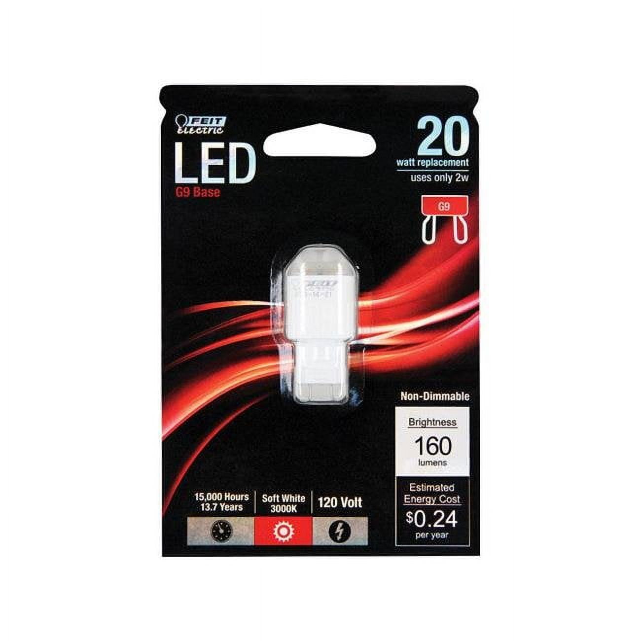 2 watts Wedge LED Bulb with 160 Lumens Soft White 25 watts Equivalence Decorative