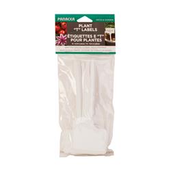 6 in. H x 2.25 in. W White Plastic Plant Label - Case of 6 - Pack of 10