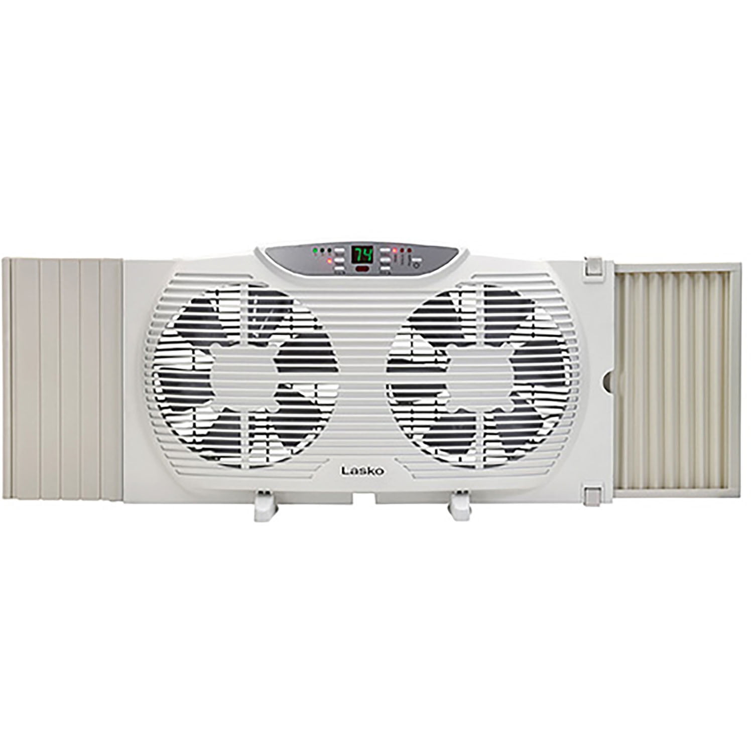 Picture of Lasko Products 6505853 9 in. 3 Speed Electric Electronically Reversible Twin Window Fan