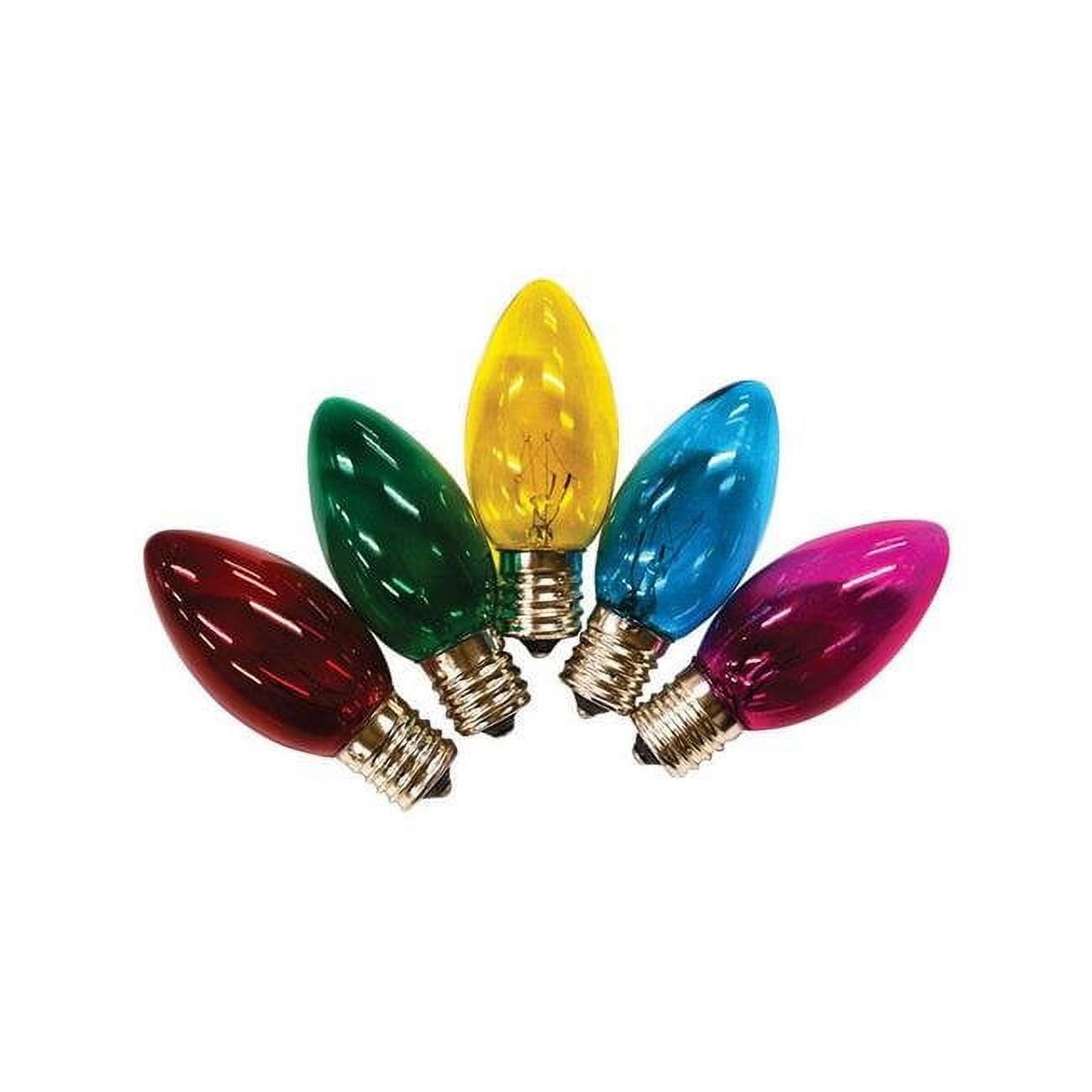 C9 Christmas Light Bulbs, Multi Color, 1 in. - 25 Lights