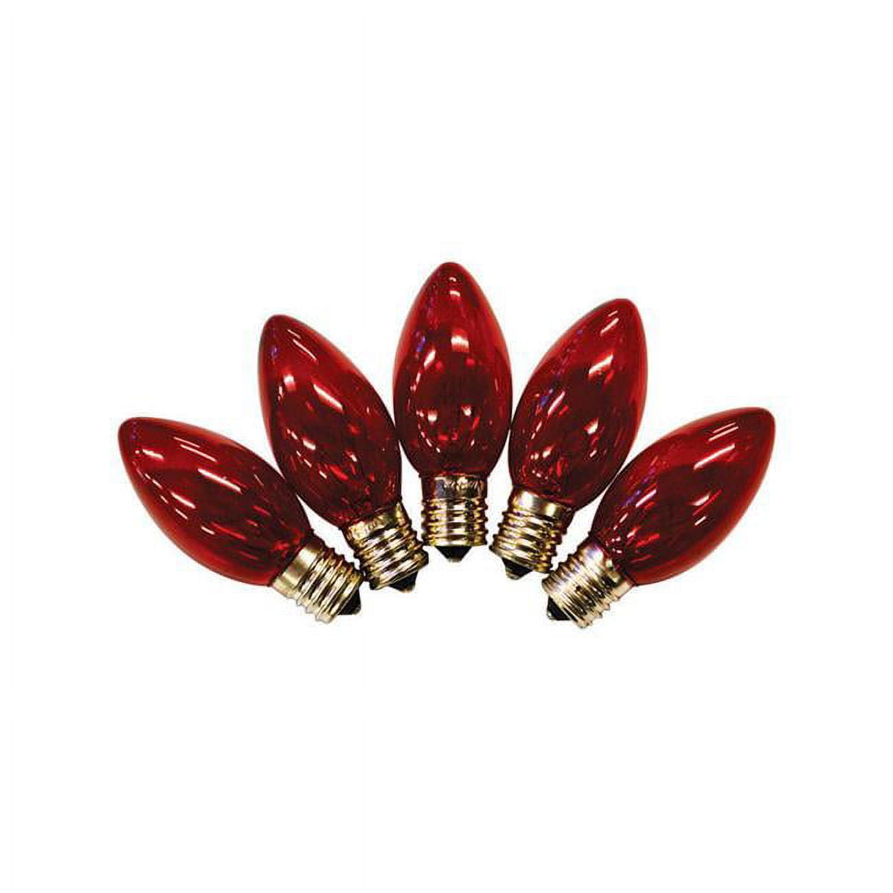 Holiday Bright Lights Incandescent C9 Red 25 ct Replacement Christmas Light Bulbs 0.08 ft.