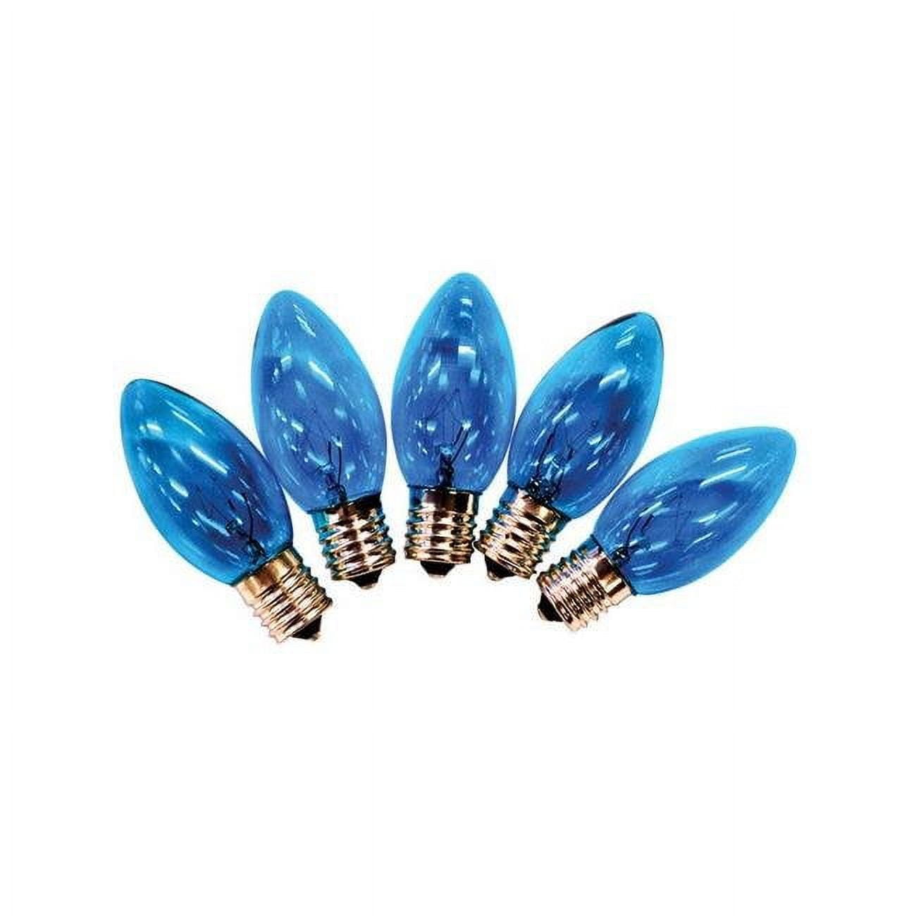 C9 Christmas Light Bulbs, Blue, 1 in. - 25 Lights