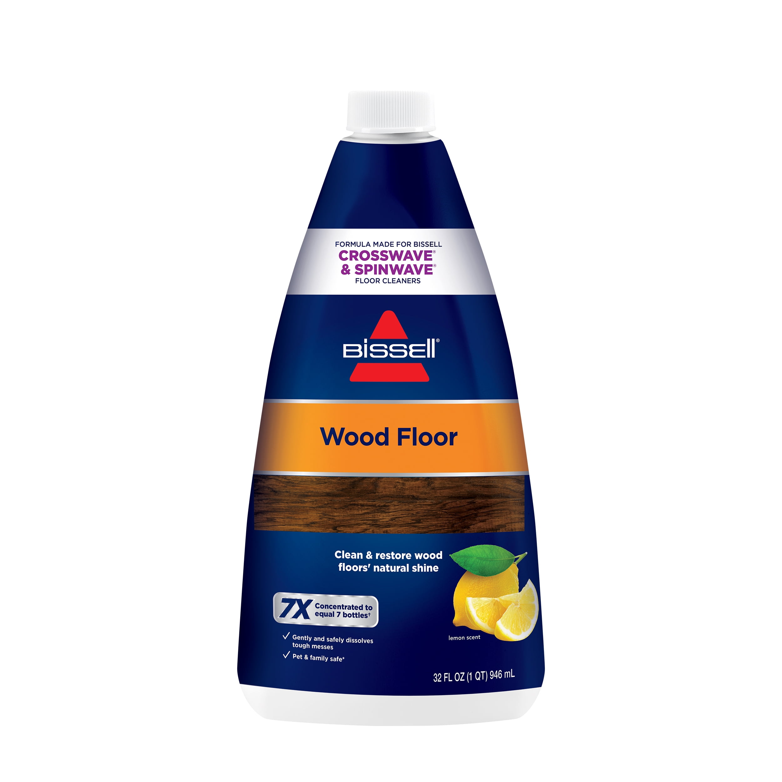 Picture of Bissell 1000484 Lemon Scent Hardwood Floor Cleaner&#44; 32 oz - Case of 4