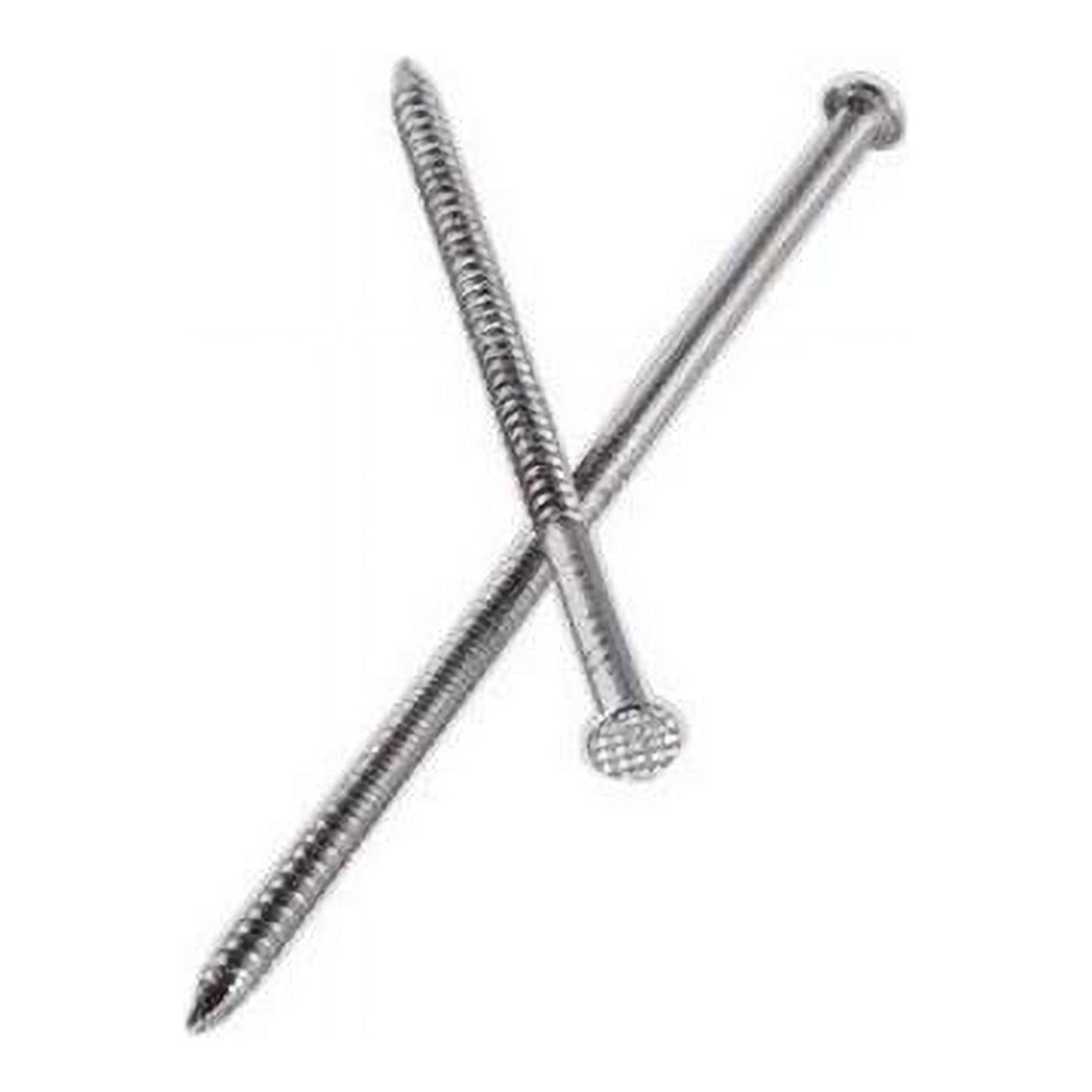 5000204 10D 3 in. Stainless Steel Nail with Round Head Deck Ring Shank, 1 lbs - Pack of 120