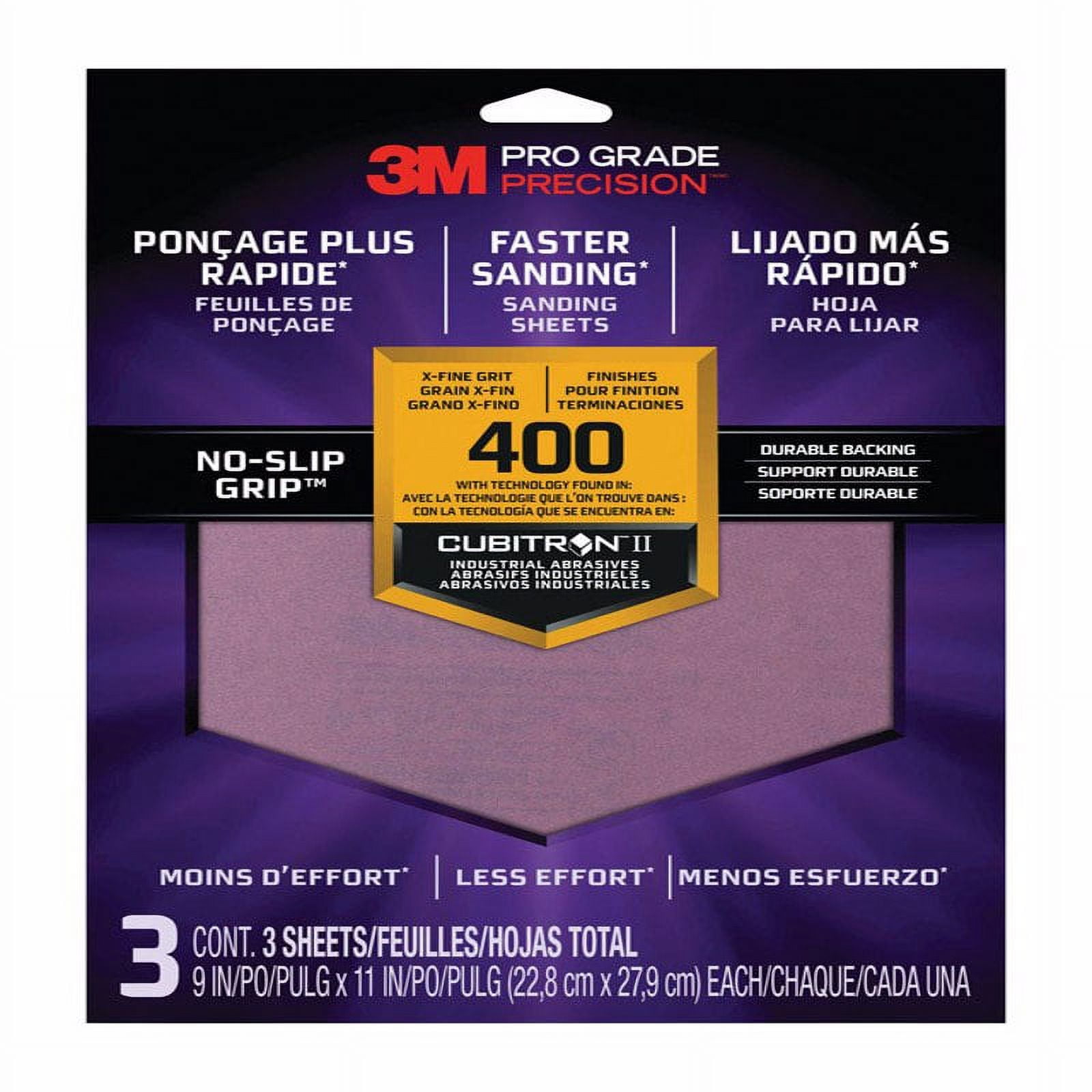 Picture of 3M 1900216 SandBlaster 11 x 9 in. 400 Grit Extra Fine Ceramic Sanding Sheet - Pack of 3