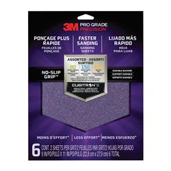 Picture of 3M 1900224 SandBlaster 11 x 9 in. Assorted Grit Assorted Ceramic Sanding Sheet - Pack of 6