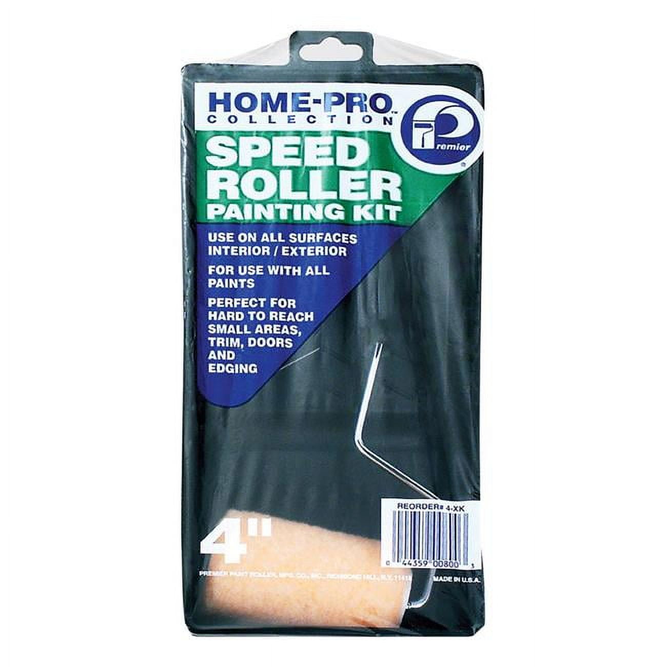 1898964 Home-Pro Plastic Paint Rectangle Tray Kit, Black