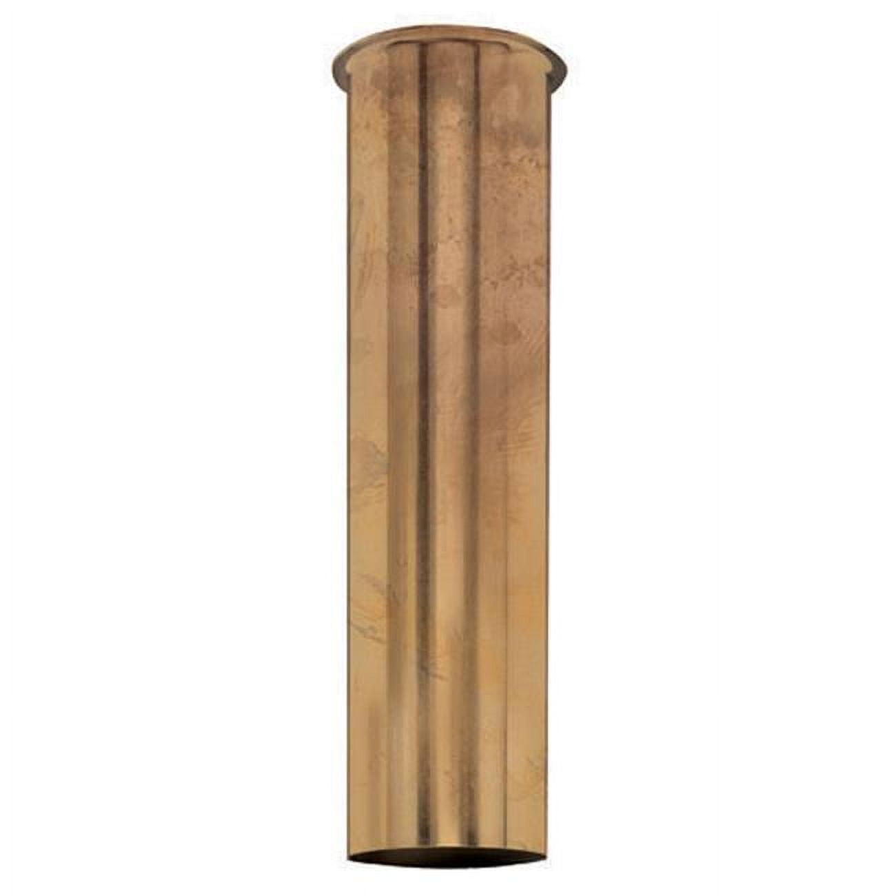1.5 in. Dia. x 6 in. Brass Sink Tailpiece - Brown
