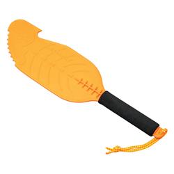 22-Inch Orange Plastic Kayak Paddle - Lightweight & Durable