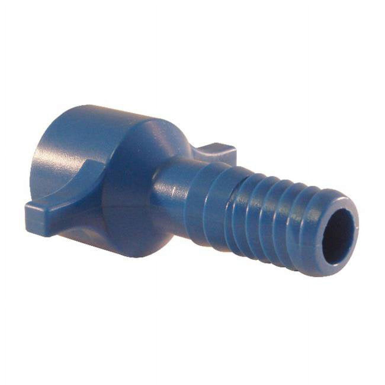 0.5 in. Insert x 0.5 in. Dia. FPT Polypropylene Female Adapter, Blue