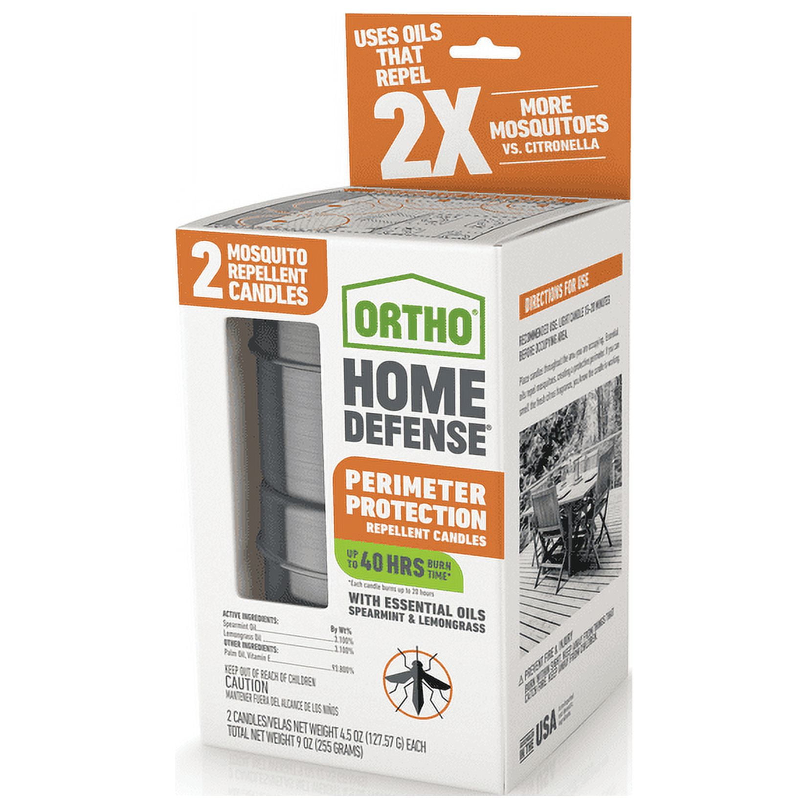Picture of Ortho 7796071 Home Defense Candle for Mosquitoes - Pack of 2