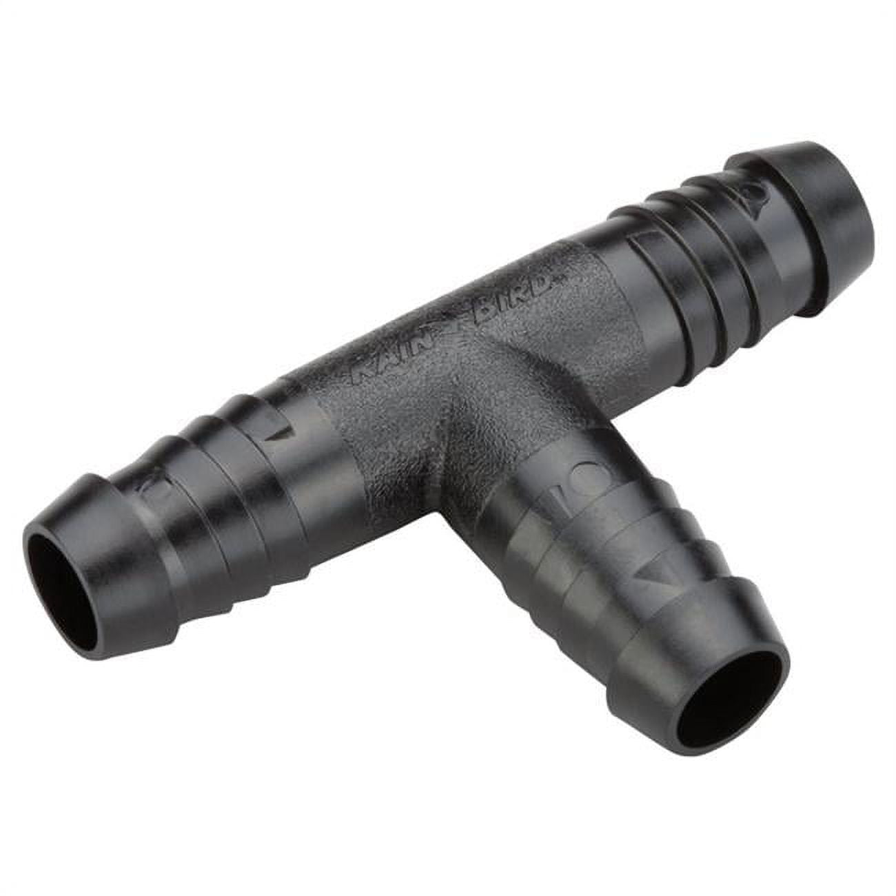 7539927 0.5 in. Dia. x 0.5 in. Tee, Black - Case of 26