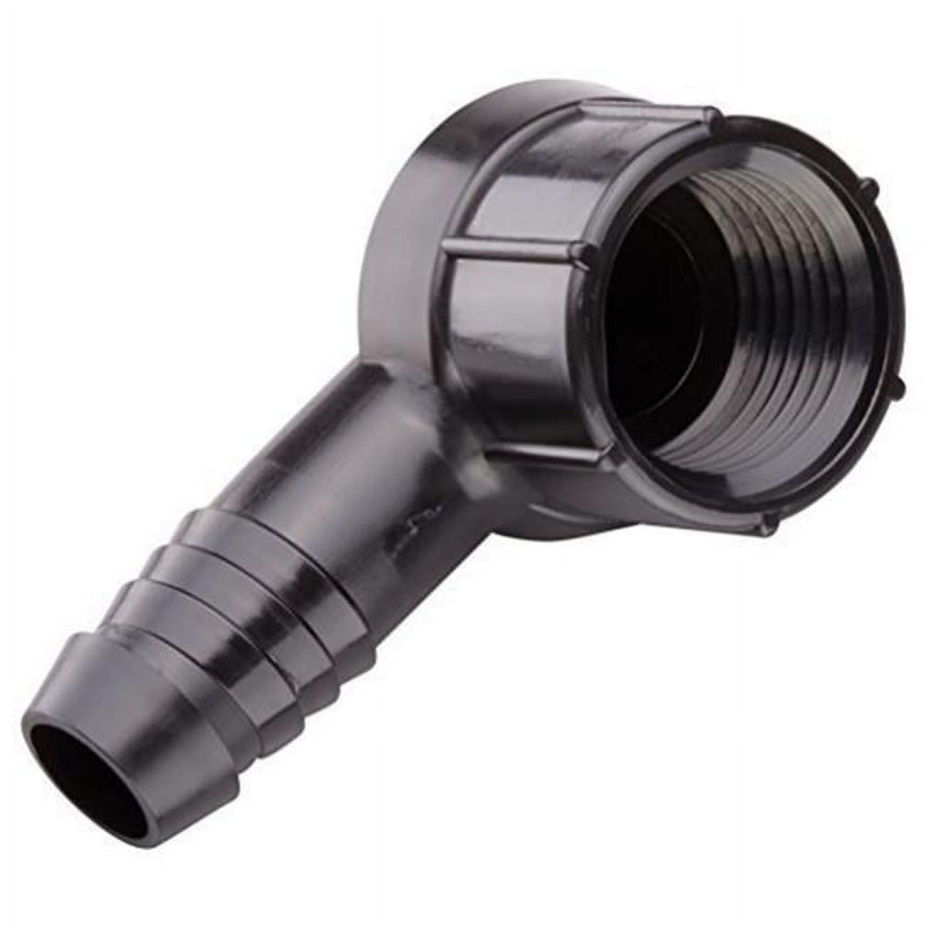 0.5 in. Dia. x 1.13 in. Swing Pipe Elbow  Black -  Pack of 50