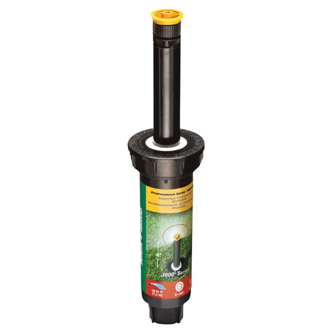 7795529 1800 Series 4 in. Adjustable Pop-Up Sprinkler, Black - 4 ft.