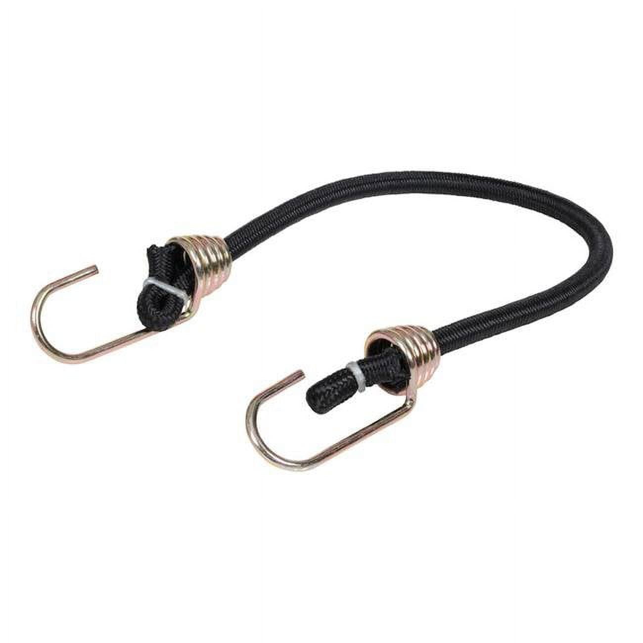 KEEPER A06192z Heavy Duty Bungee Cord, Black, 18"