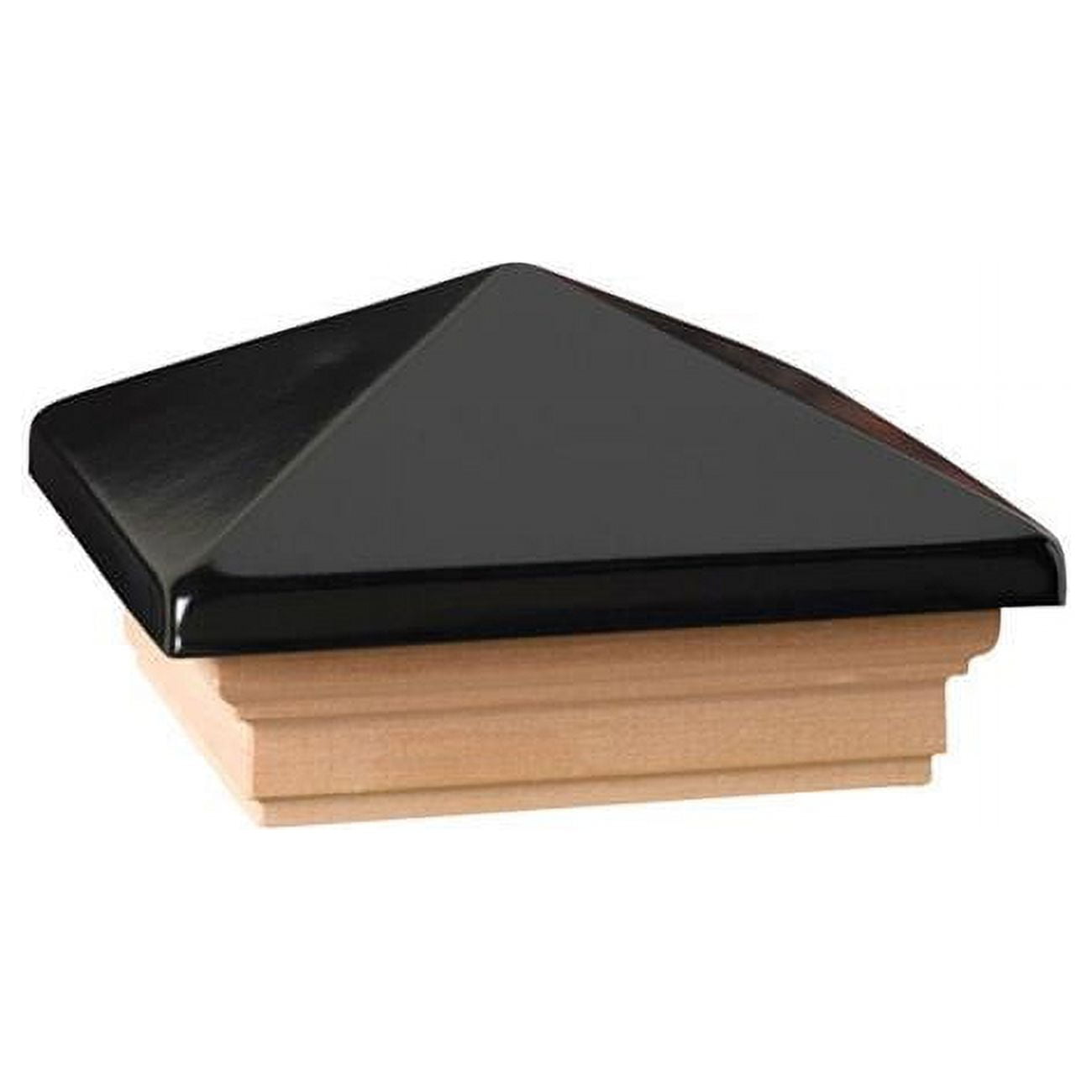 Picture of Deckorators 5994769 3 x 4 in. Black Wood Post Cap - Case of 12