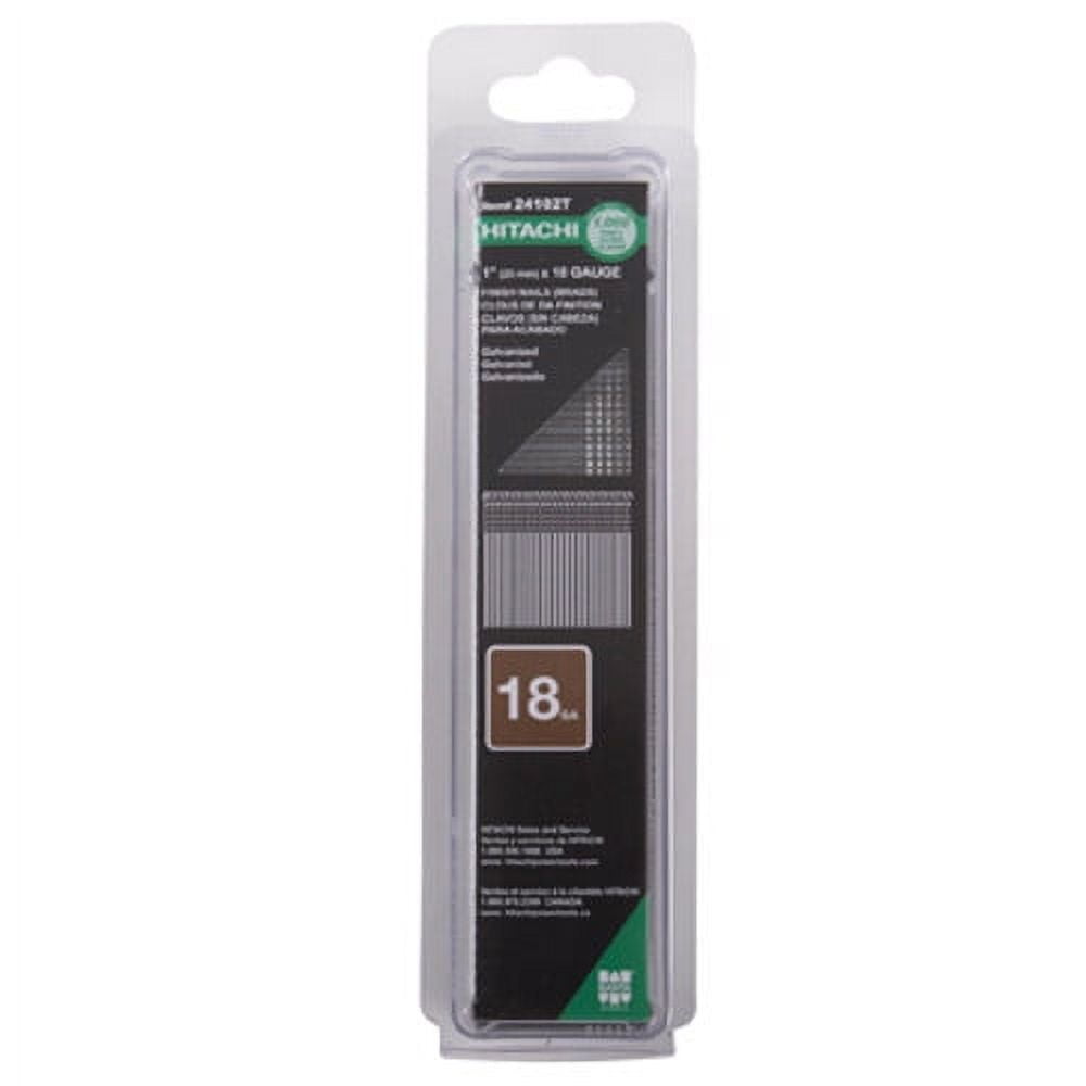 Picture of Metabo power tools 2596401 18 Gauge x 1 in. Electro Galvanized Steel Brad Nails  1000 Piece - 0.5 lbs
