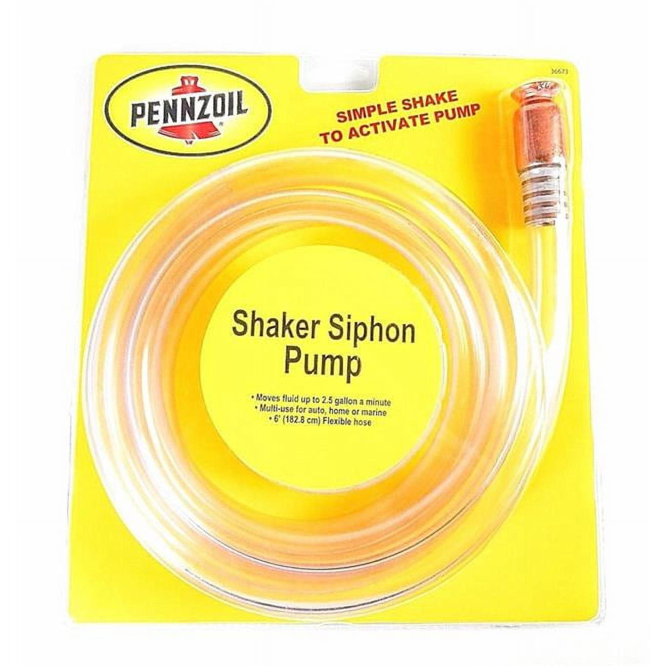 Picture of Custom Accessories 8722373 Pennzoil Hand Operated Plastic 72 in. Siphon Pump