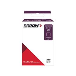 Picture of Arrow Fastener 20168 0.31 x 0.31 in. Gray Galvanized Steel Wide Crown Light Duty Staples&#44; 24 Gauge&#44; 1000 Per Pack - Case of 5