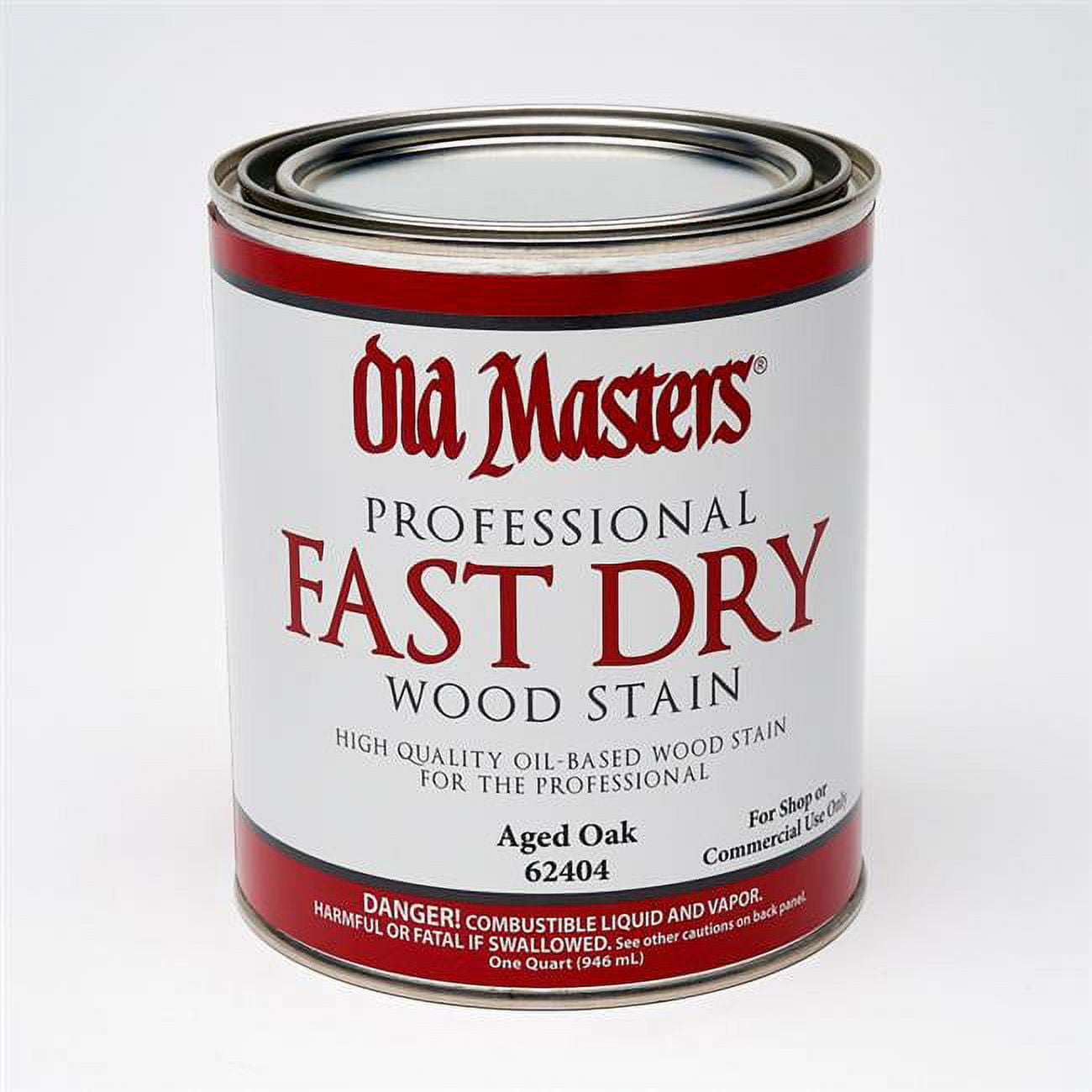 Picture of Old Masters 1835446 Professional Semi-Transparent Aged Oak Oil-Based Fast Dry Wood Stain&#44; 1 qt. - Case of 4