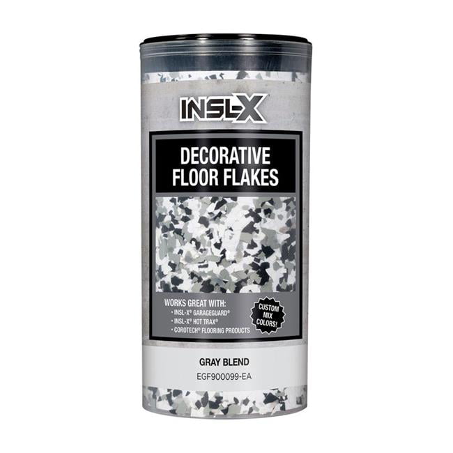 Flat Gray Blend Decorative Color Flakes & Chips, 10 oz