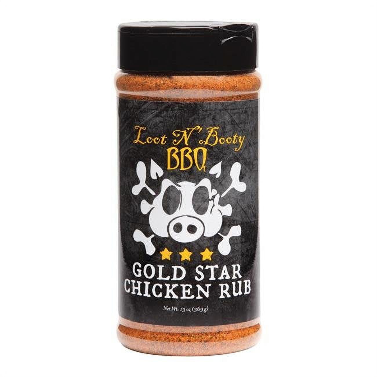 Picture of Bbq Spot 8962623 Gold Star Chicken Rub&#44; 13 oz - Case of 6