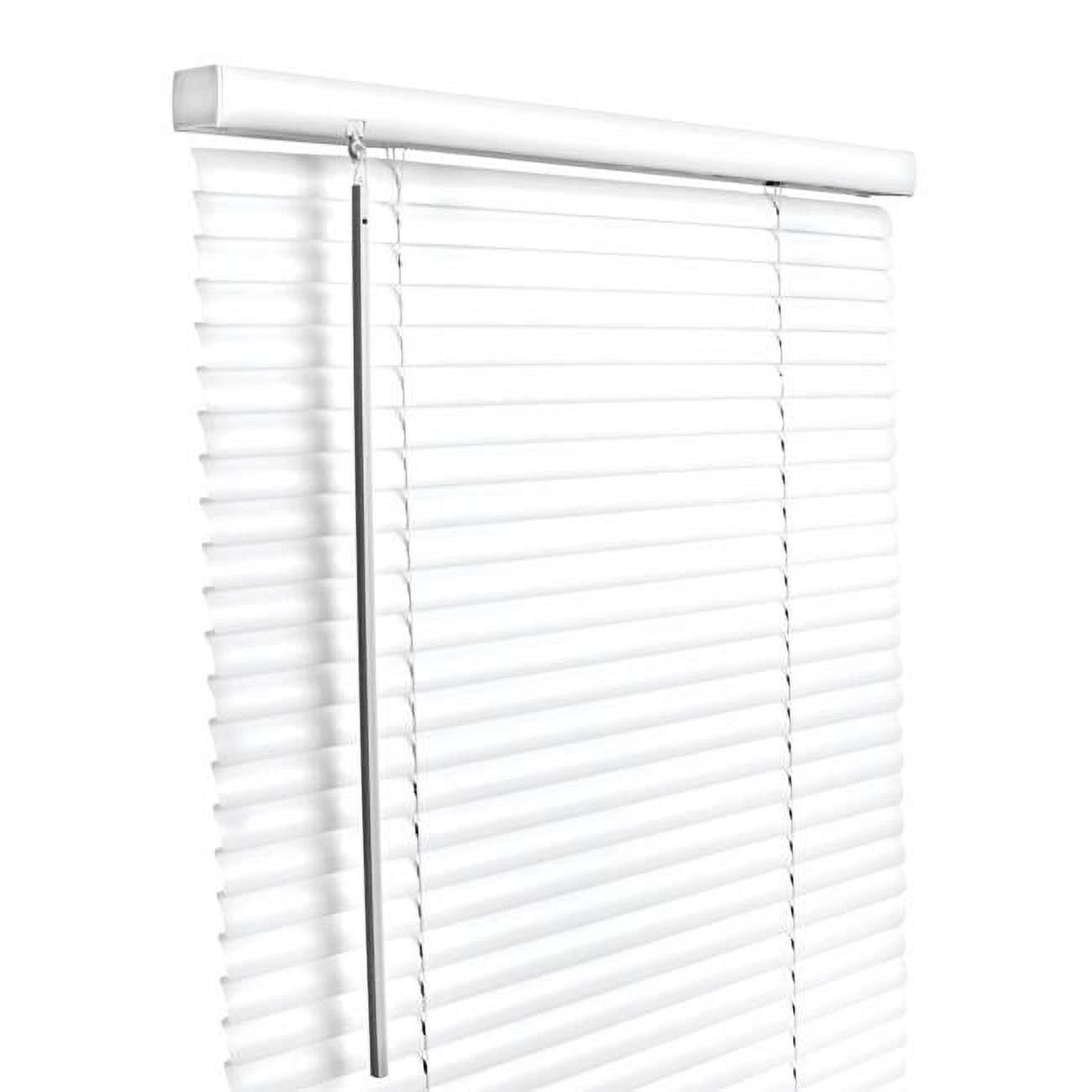 Vinyl Cordless Mini-Blinds - White - 47 x 64 in.