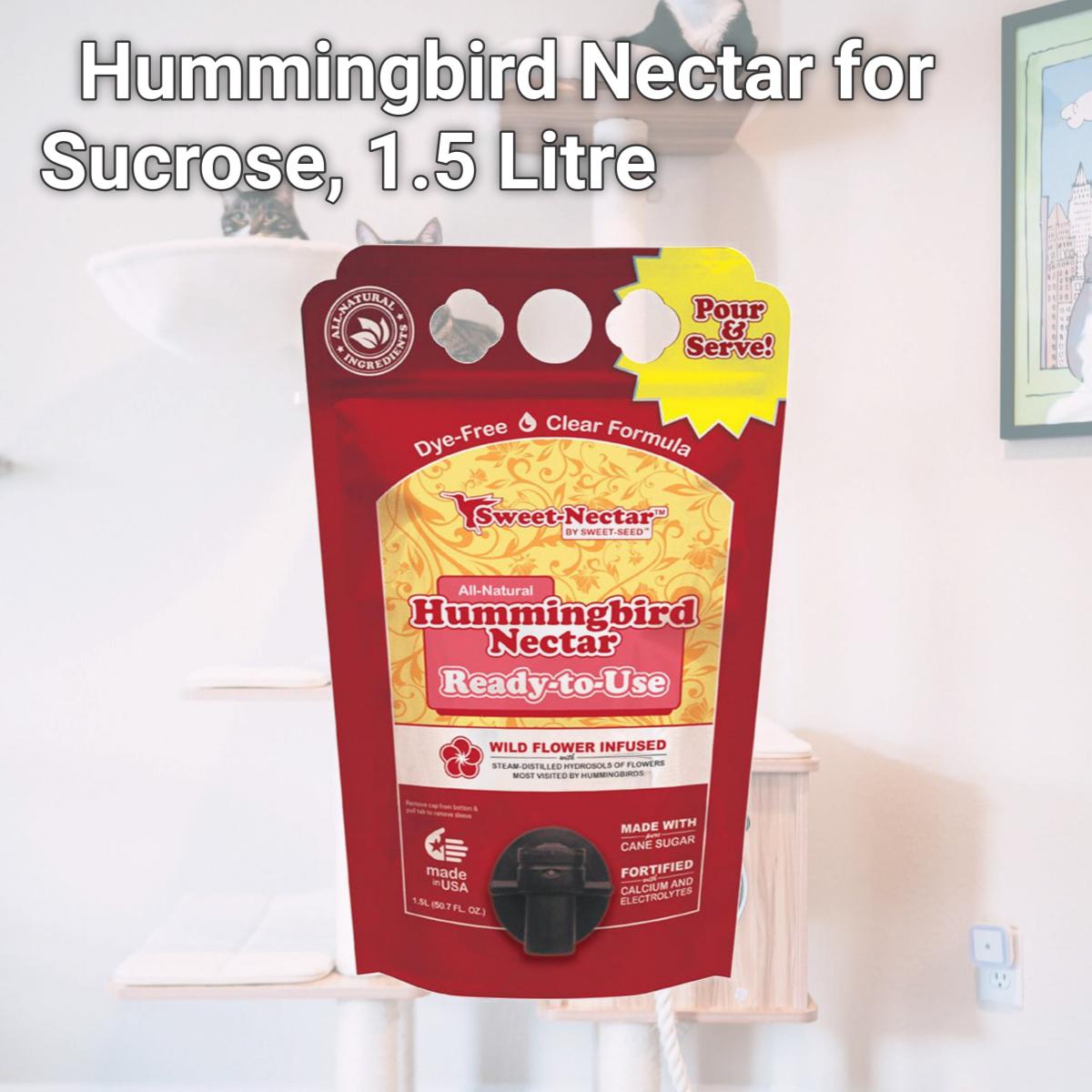 Picture of Sweet-Nectar 8000389 Hummingbird Nectar for Sucrose, 1.5 Litre