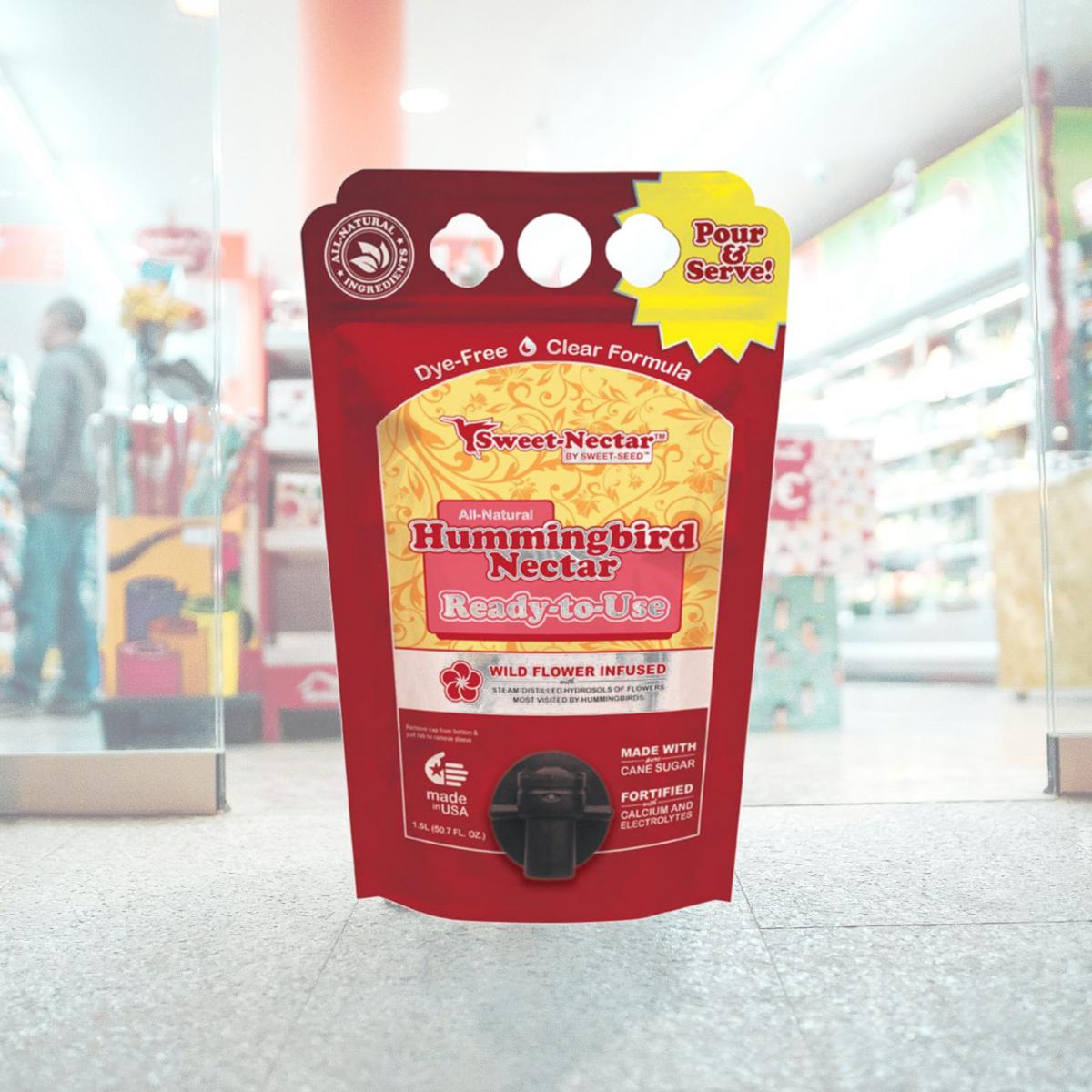 Picture of Sweet-Nectar 8000389 Hummingbird Nectar for Sucrose, 1.5 Litre