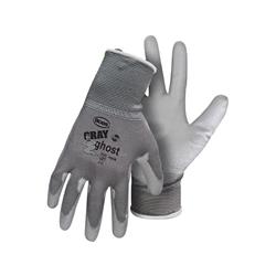 Picture of Boss 7725740 Gray Ghost Mens Indoor & Outdoor Polyurethane Coated String Knit Work Gloves&#44; Gray - Extra Large - Set of 2