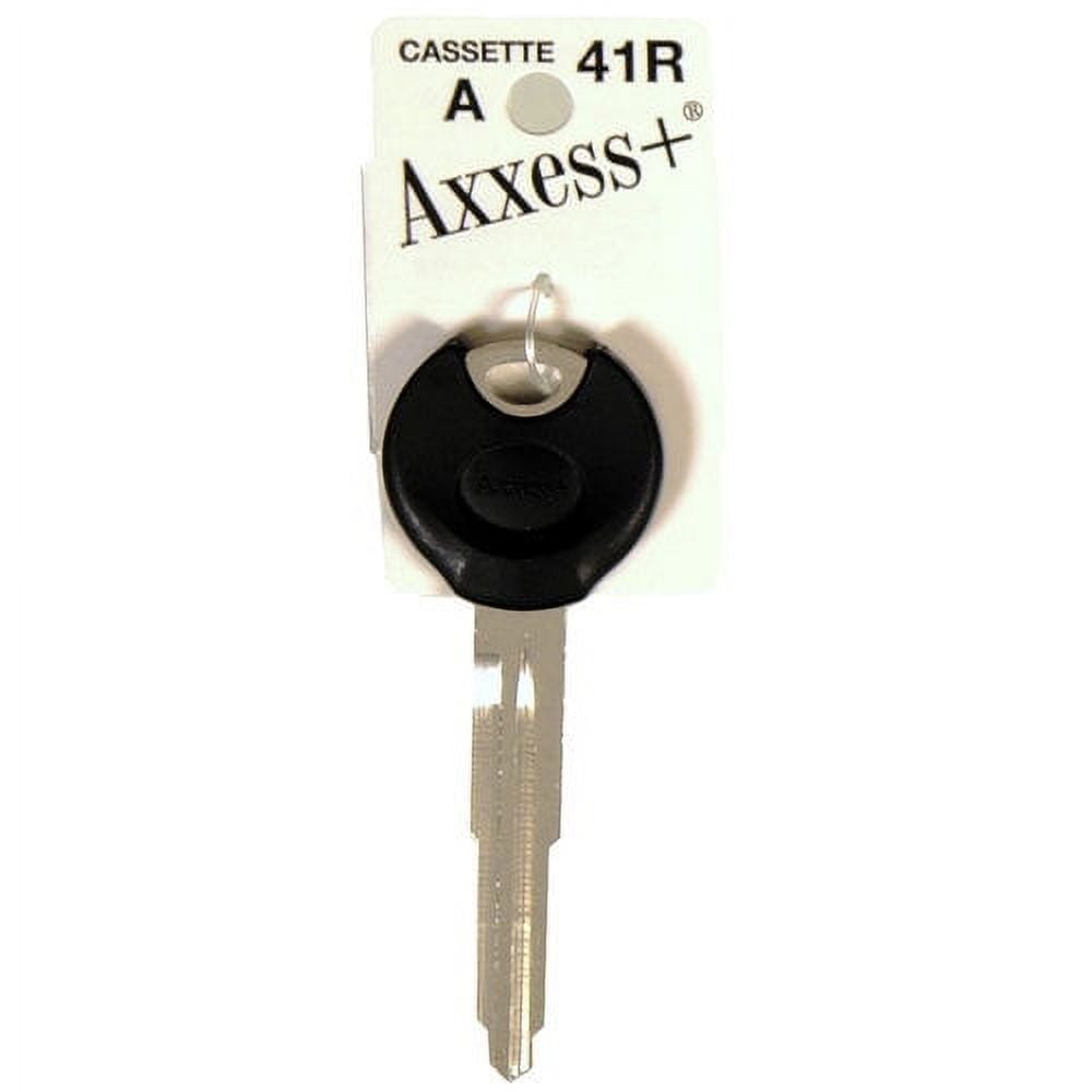 Automotive Universal Key Blank for Double Sided for Ford - Case of 5, Black & Silver