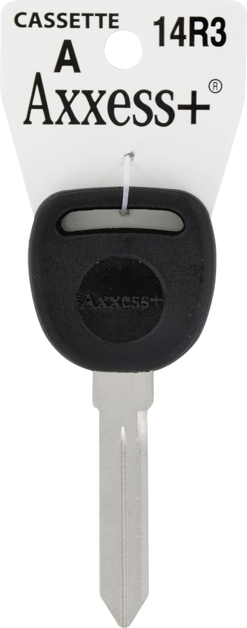 Automotive Universal Key Blank for Double Sided for Buick - Case of 5, Black & Silver