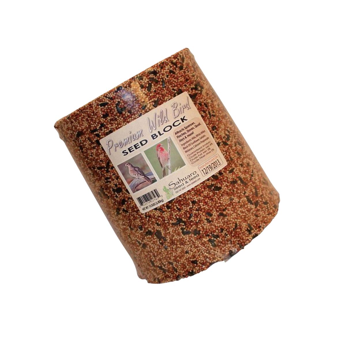Picture of Sahuaro Seed 8293425 Assorted Species Bird Food Block for Millet, 15 lbs