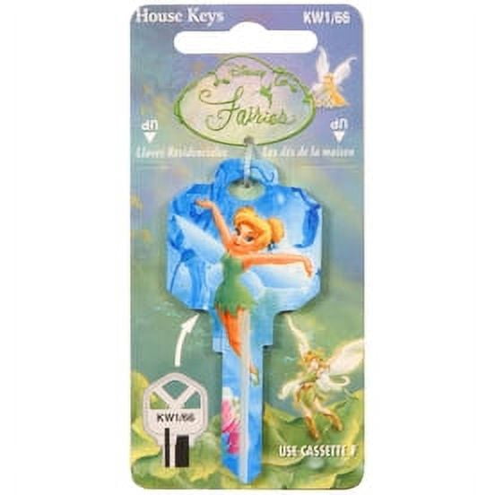 5005143 Disney Tinker Bell House & Padlock Universal Key Blank for Single Sided - Case of 5