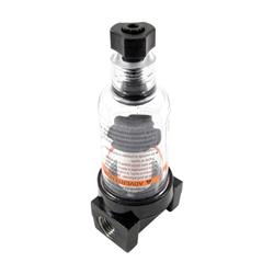 Plastic & Steel Mini Air Line Filter, 0.25 in. NPT 150 PSI