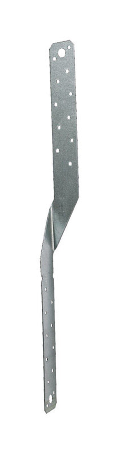 16 x 1.25 in. 18 Gauge Galvanized Steel Twist Strap