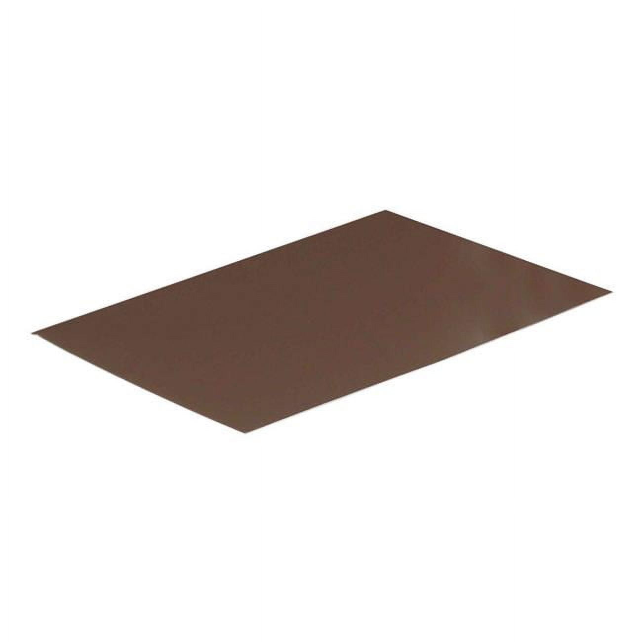 5162391 0.018 x 5 x 8 in. Brown Galvanized Steel Rectangle Flashing Shingle - Case of 75