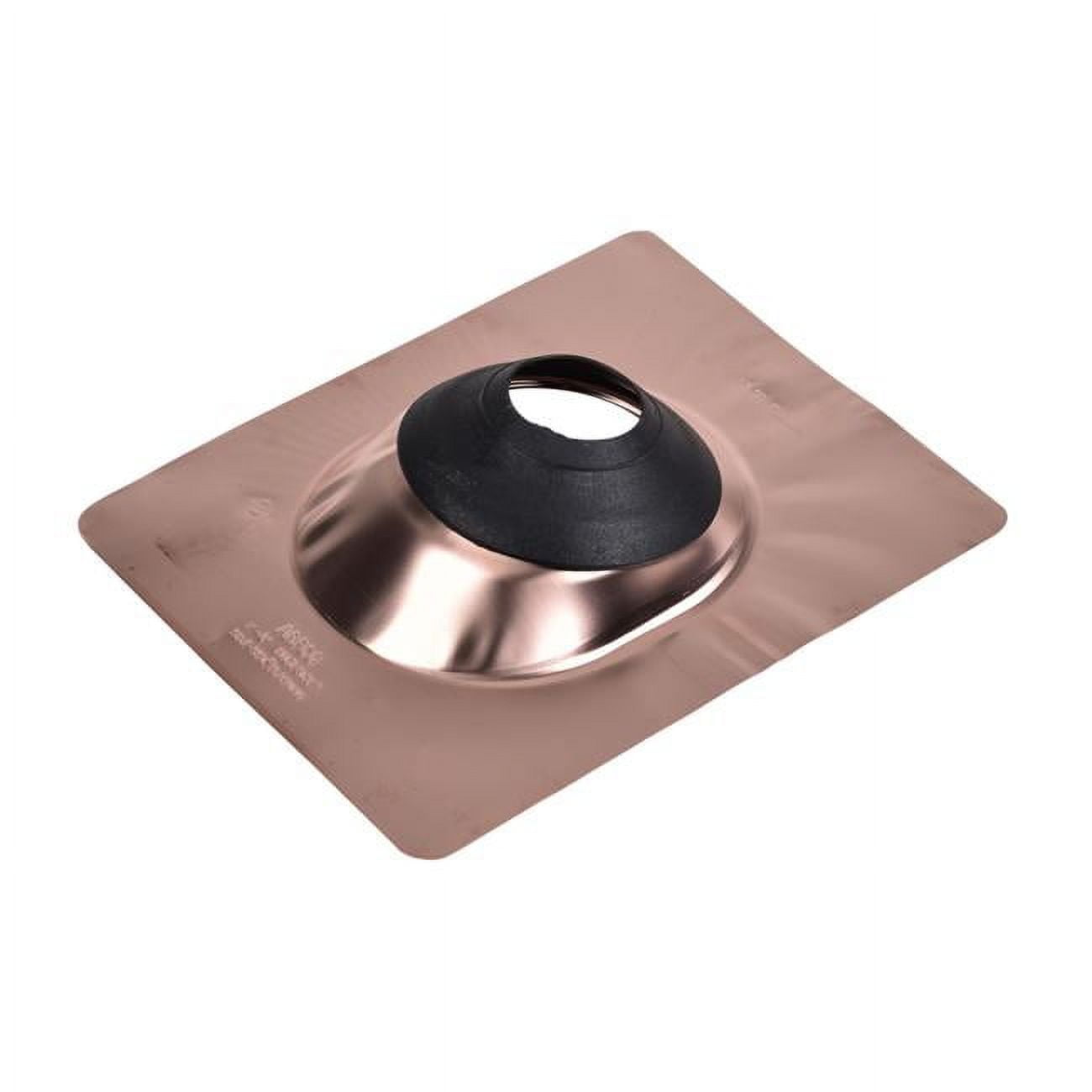 4 x 12 x 15.5 in. Bronze Copper Rectangle Roof Flashing