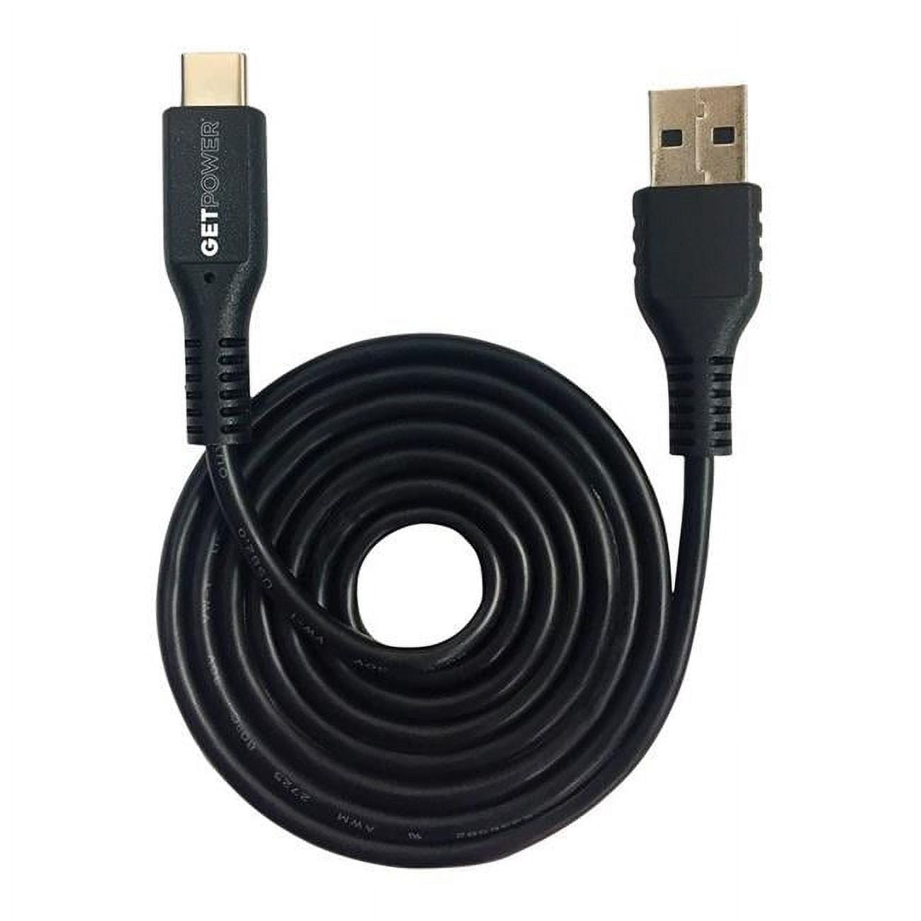 Picture of Get Power 3829462 Black MFI Certified Lightning USB Charge & Sync Cable for Android&#44; 3 ft. - Case of 50