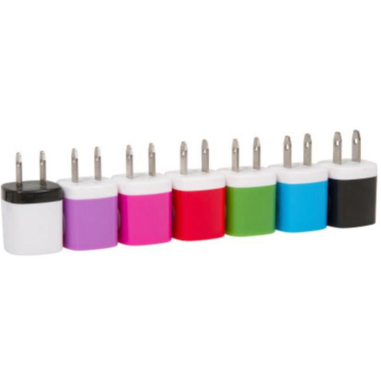Picture of Get Power 3861614 Assorted Color USB to AC Home Adapter - Case of 30