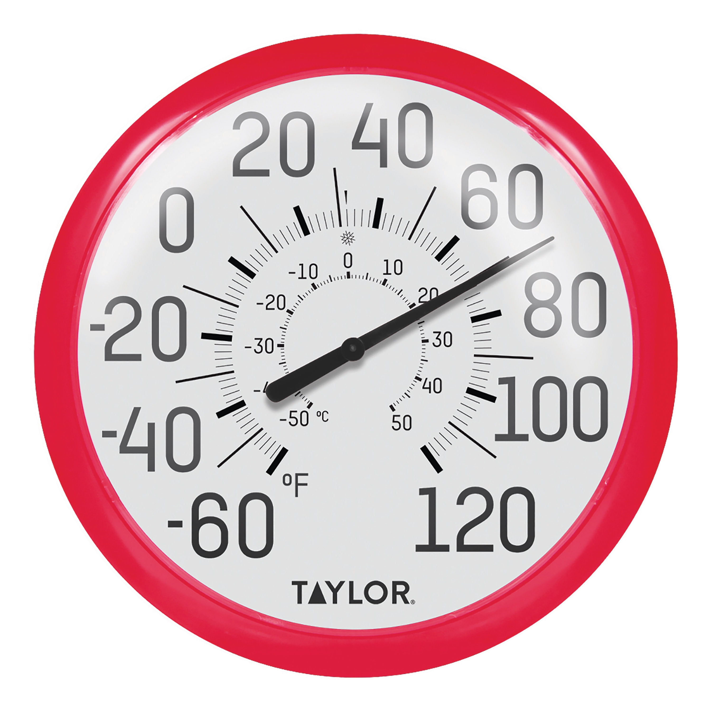 Picture of Taylor 6669584 13.25 in. Plastic Dial Thermometer, Red