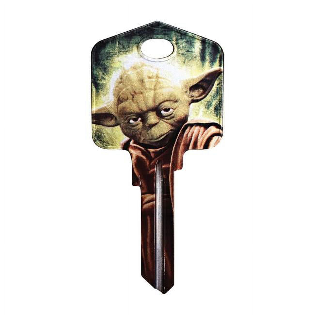 5005132 Star Wars Yoda House & Padlock Blank Single Sided Universal Key - Pack of 5