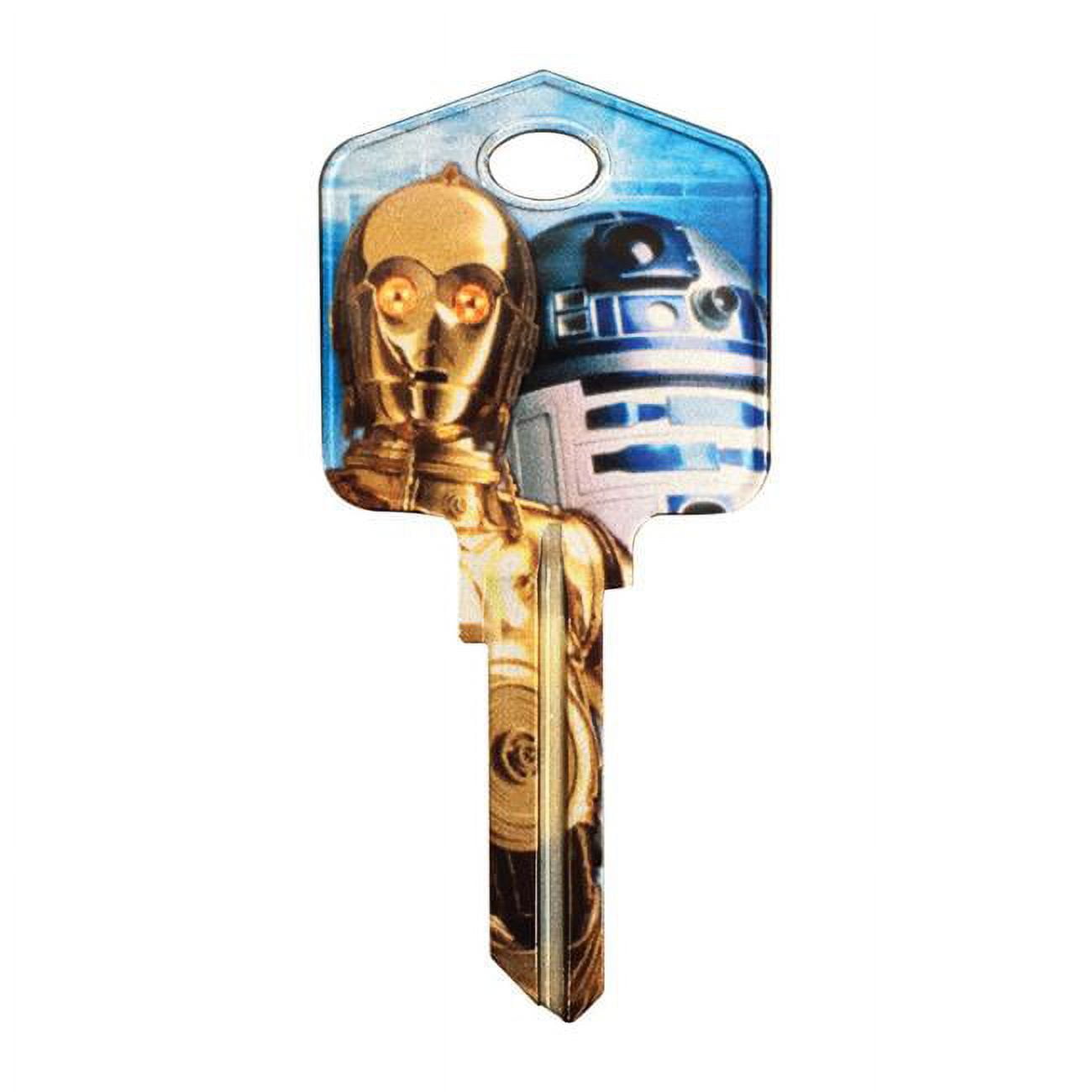 5005124 Star Wars Droids House & Padlock Blank Single Sided Universal Key - Pack of 5