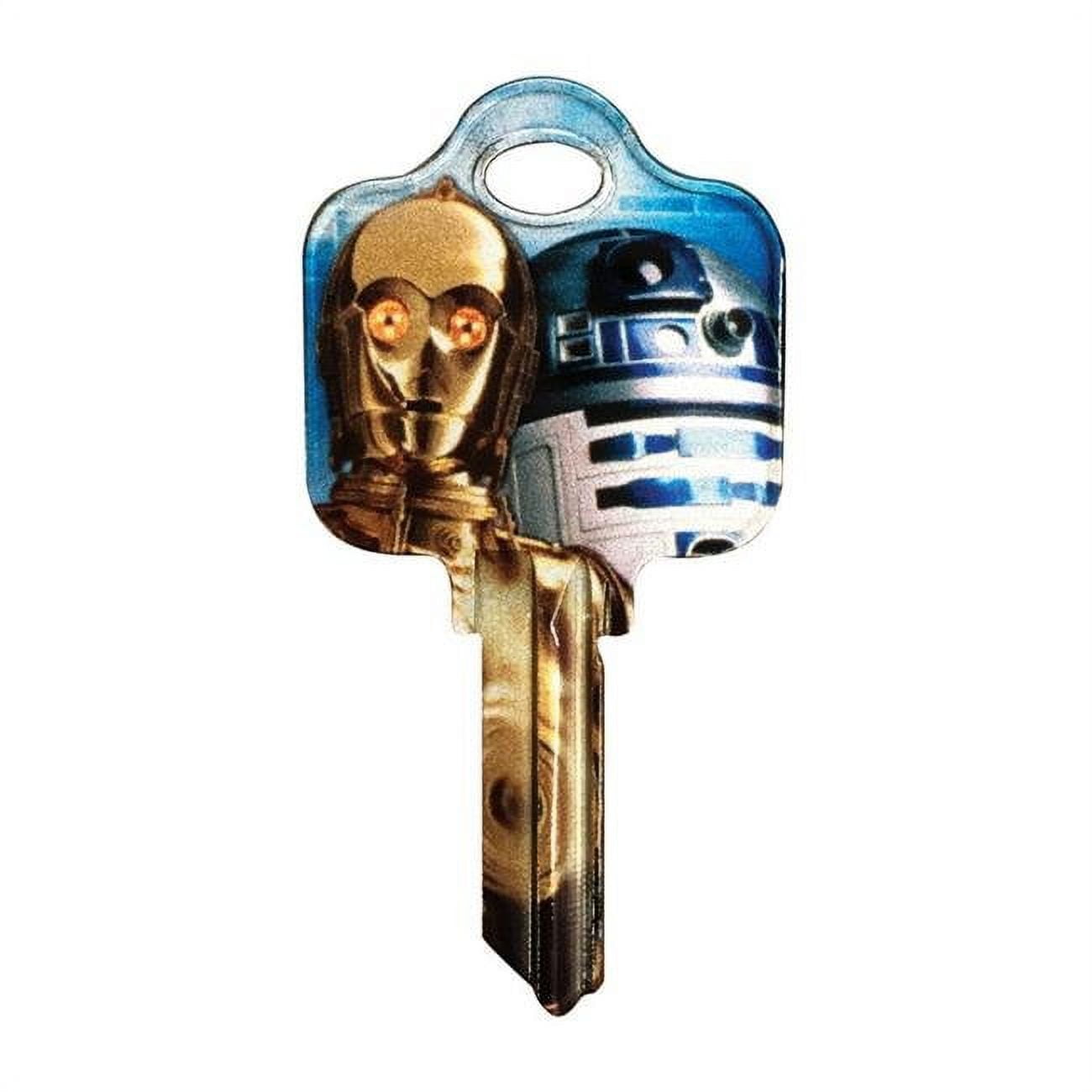 5005123 Star Wars Droids House & Padlock Blank Single Sided Universal Key - Pack of 5