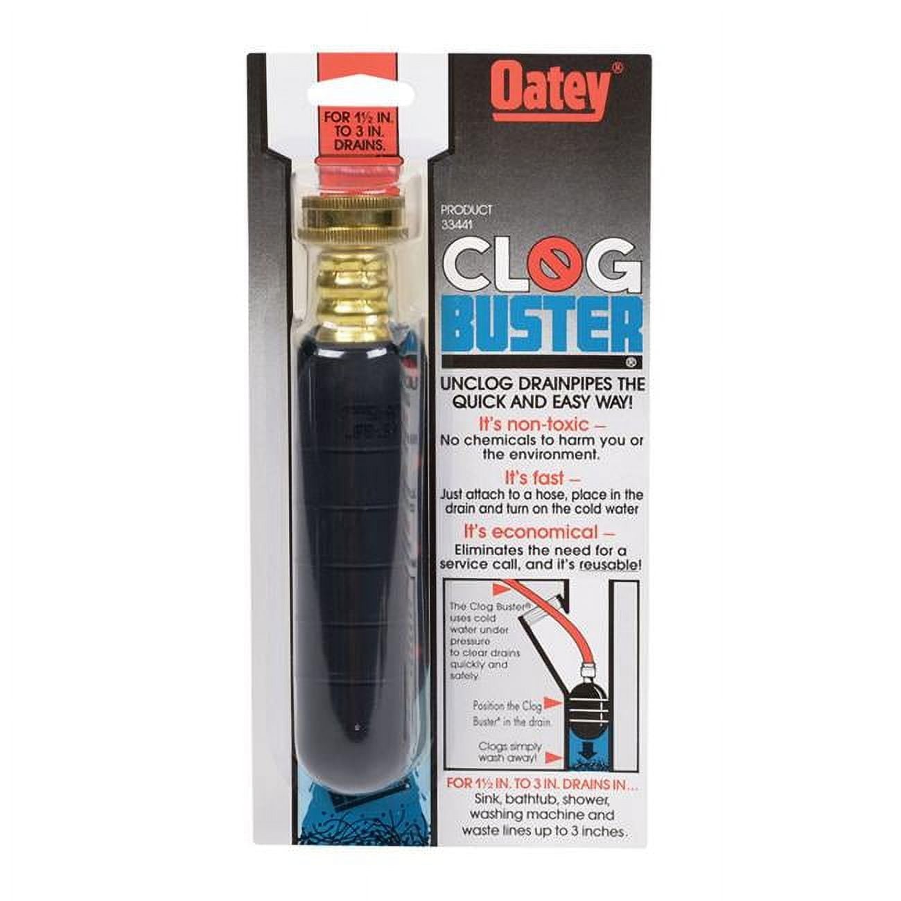 1.5 to 3 in. Clog-Buster Gel & Tool Drain Cleaner